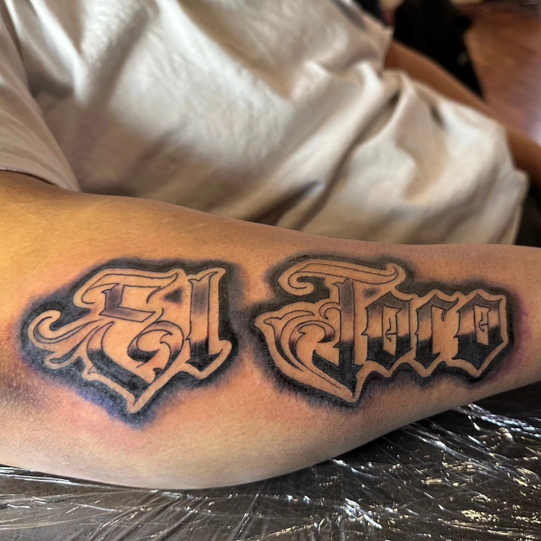 Tattoo by @ochtattoos — lettering_script