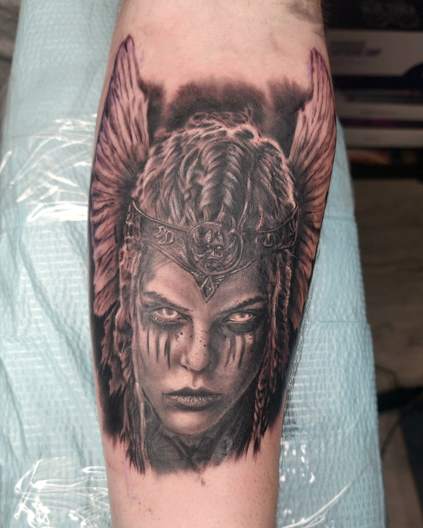 Tattoo by @zachmullinstattoos — realism, dark_realism