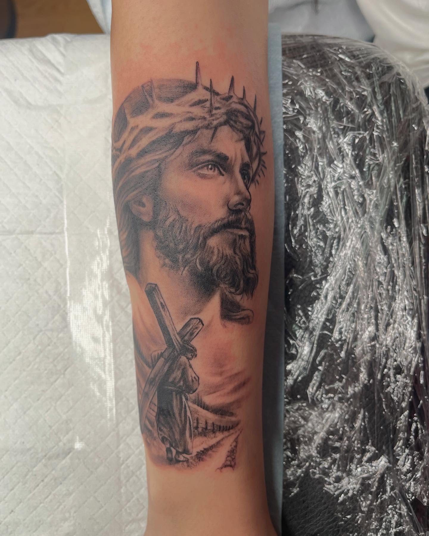 Tattoo by @yayo_rtn — realism, black_and_grey