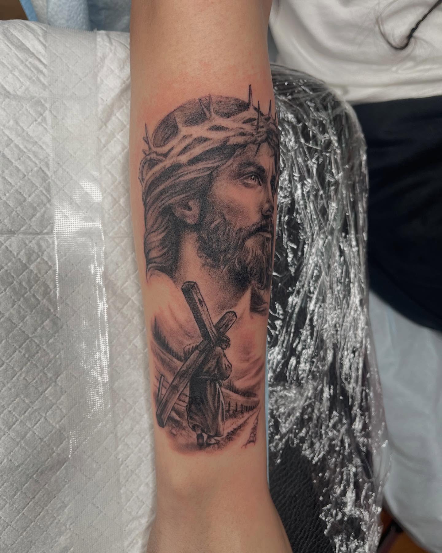 Tattoo by @yayo_rtn — realism, black_and_grey