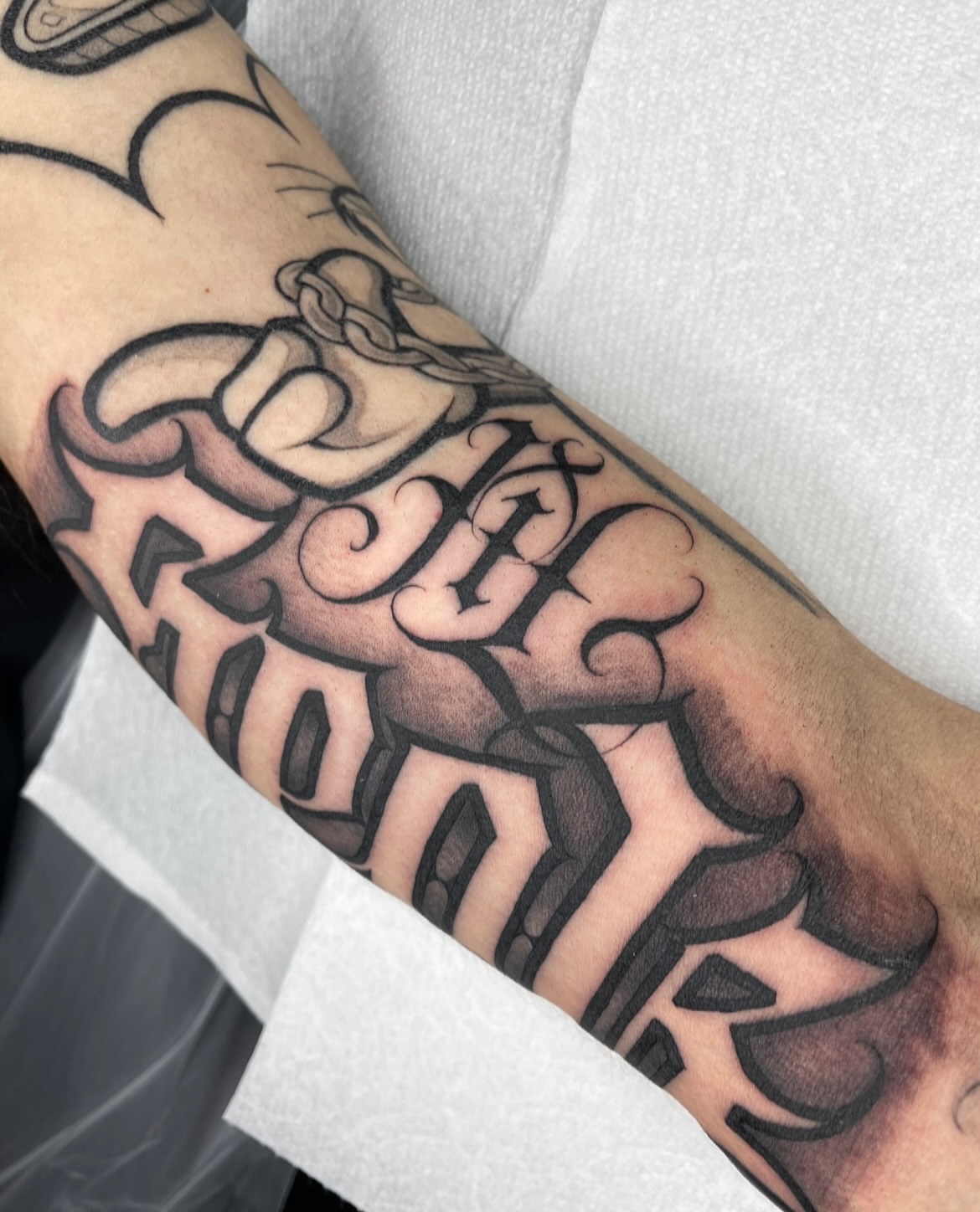 Tattoo by @joon_letters — lettering_script