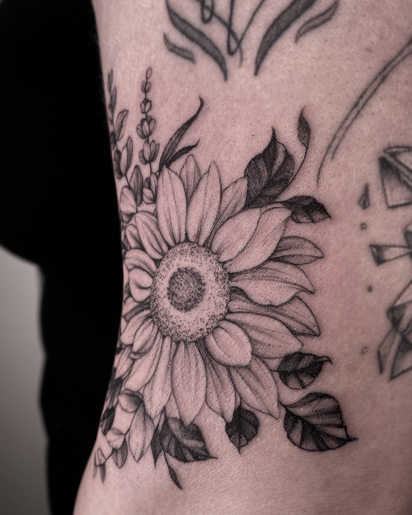 Tattoo by @jenpetronella — dotwork, black_and_grey