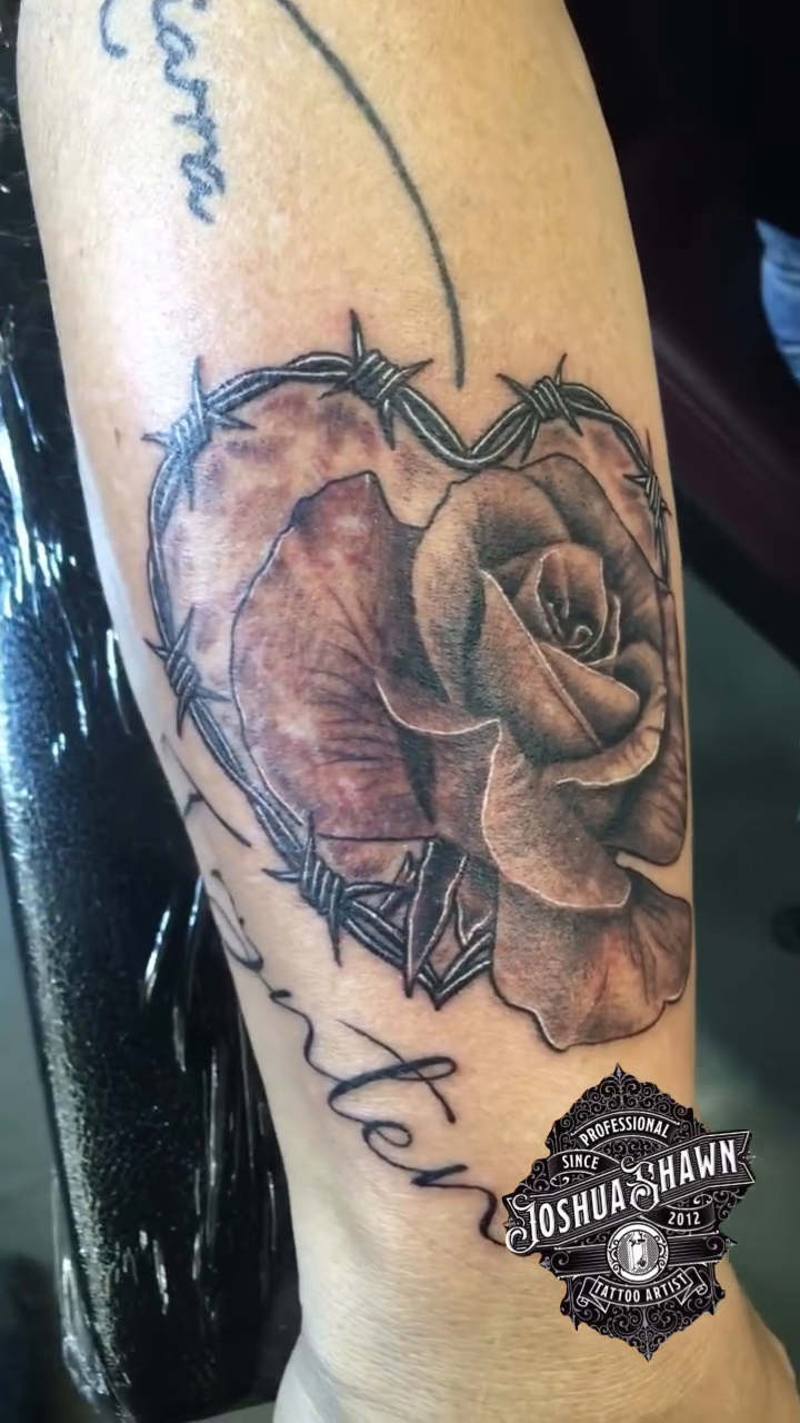 Tattoo by @josh_tattoo — realism, black_and_grey