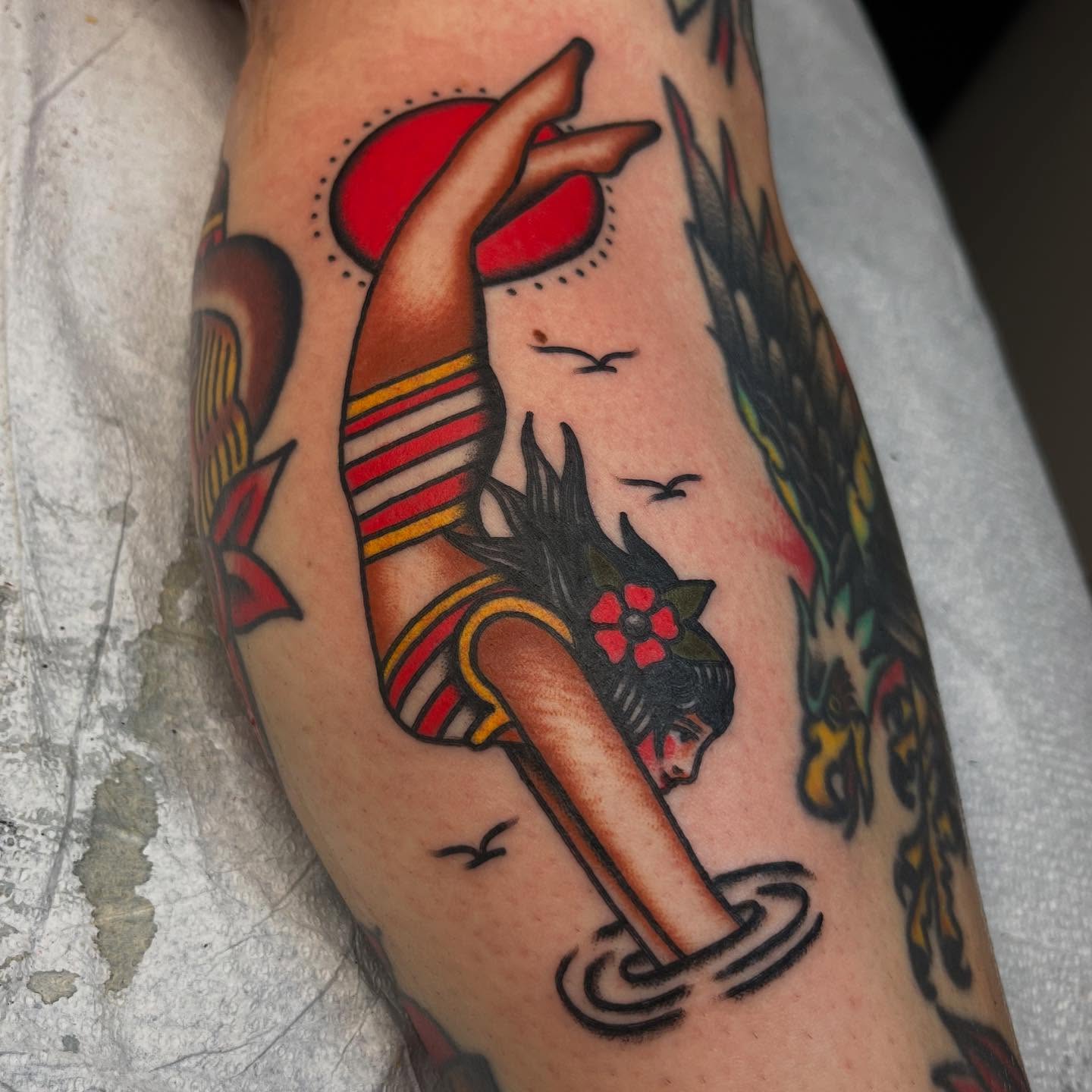 Tattoo by @andrewtattoos — american_traditional
