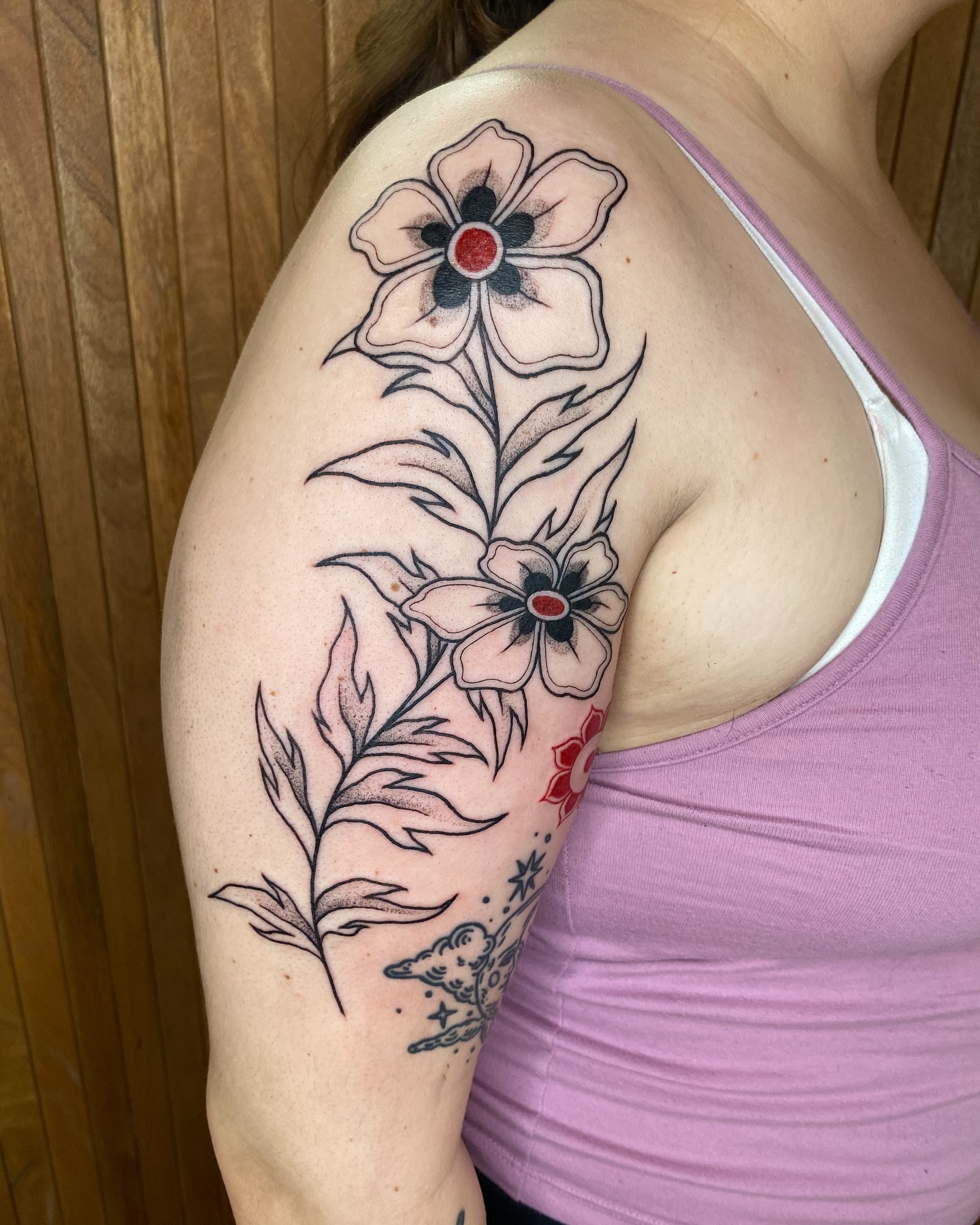 Tattoo by @rippintattoos — black_and_grey