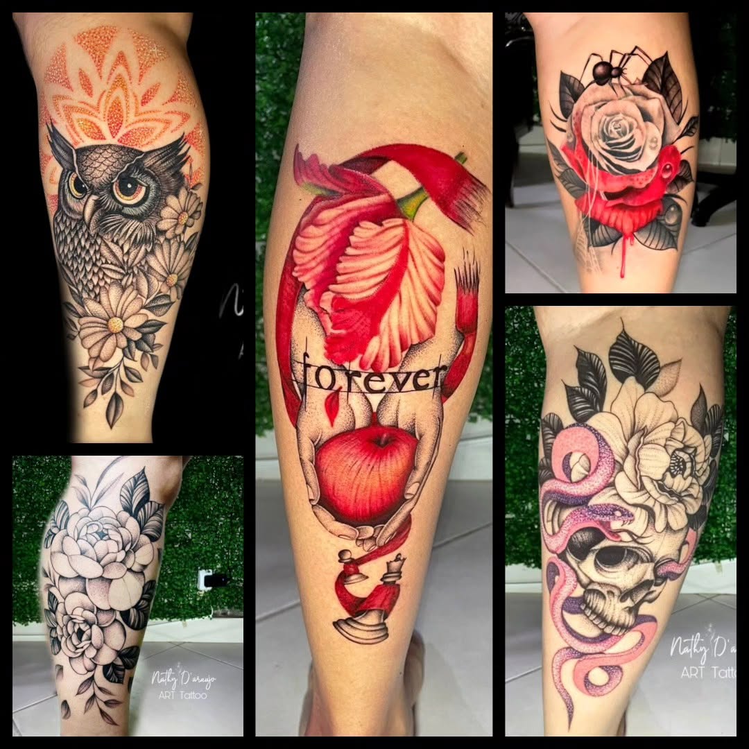 Tattoo by @nathygirltattoo β realism, dotwork