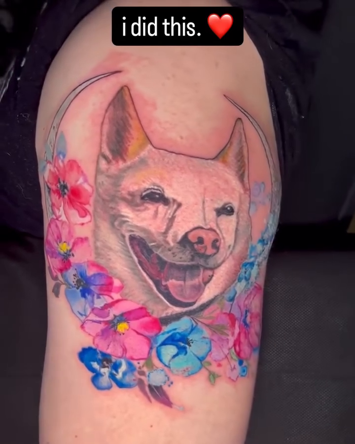 Tattoo by @remedyrook — realism, watercolor
