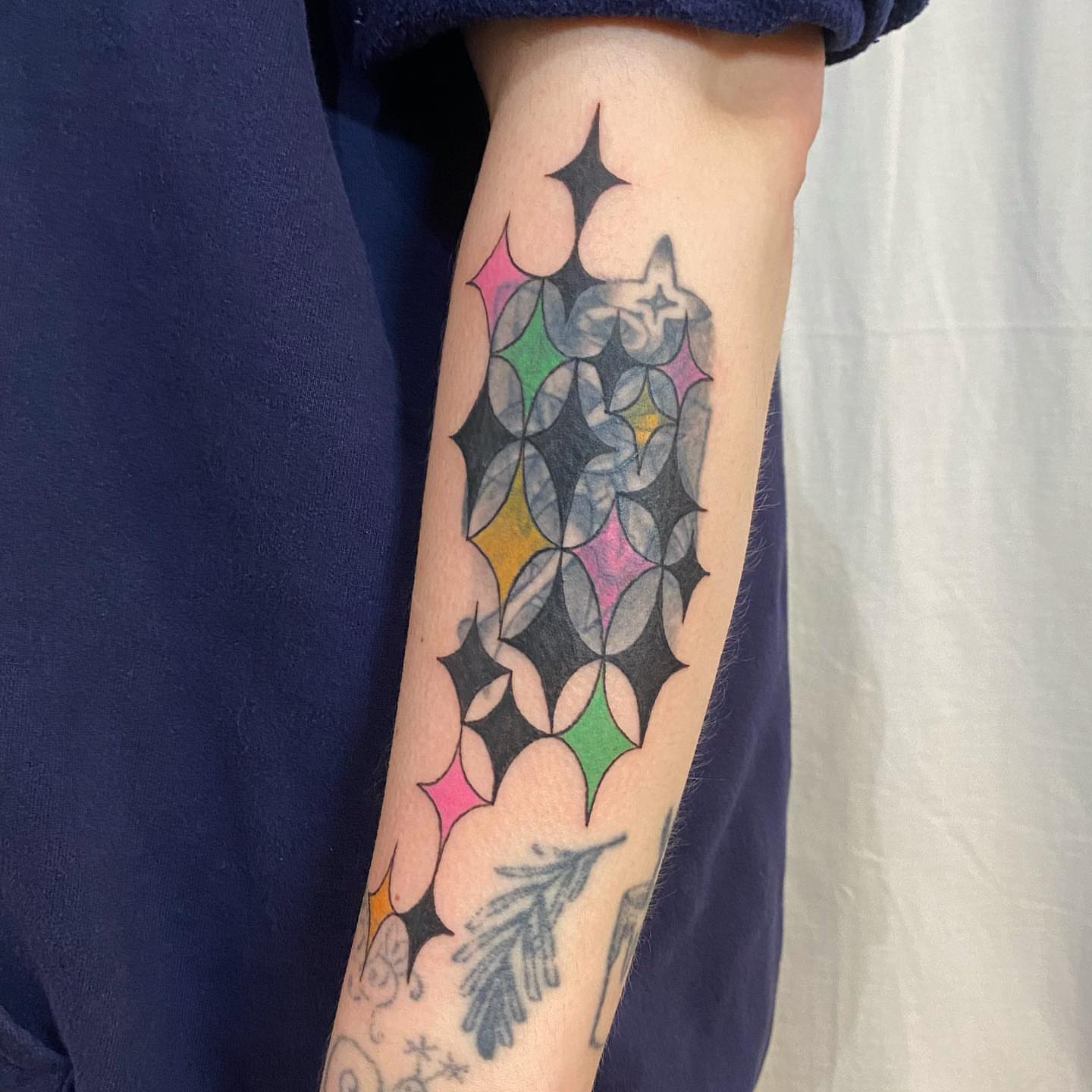 Tattoo by @armpitfreak — geometric