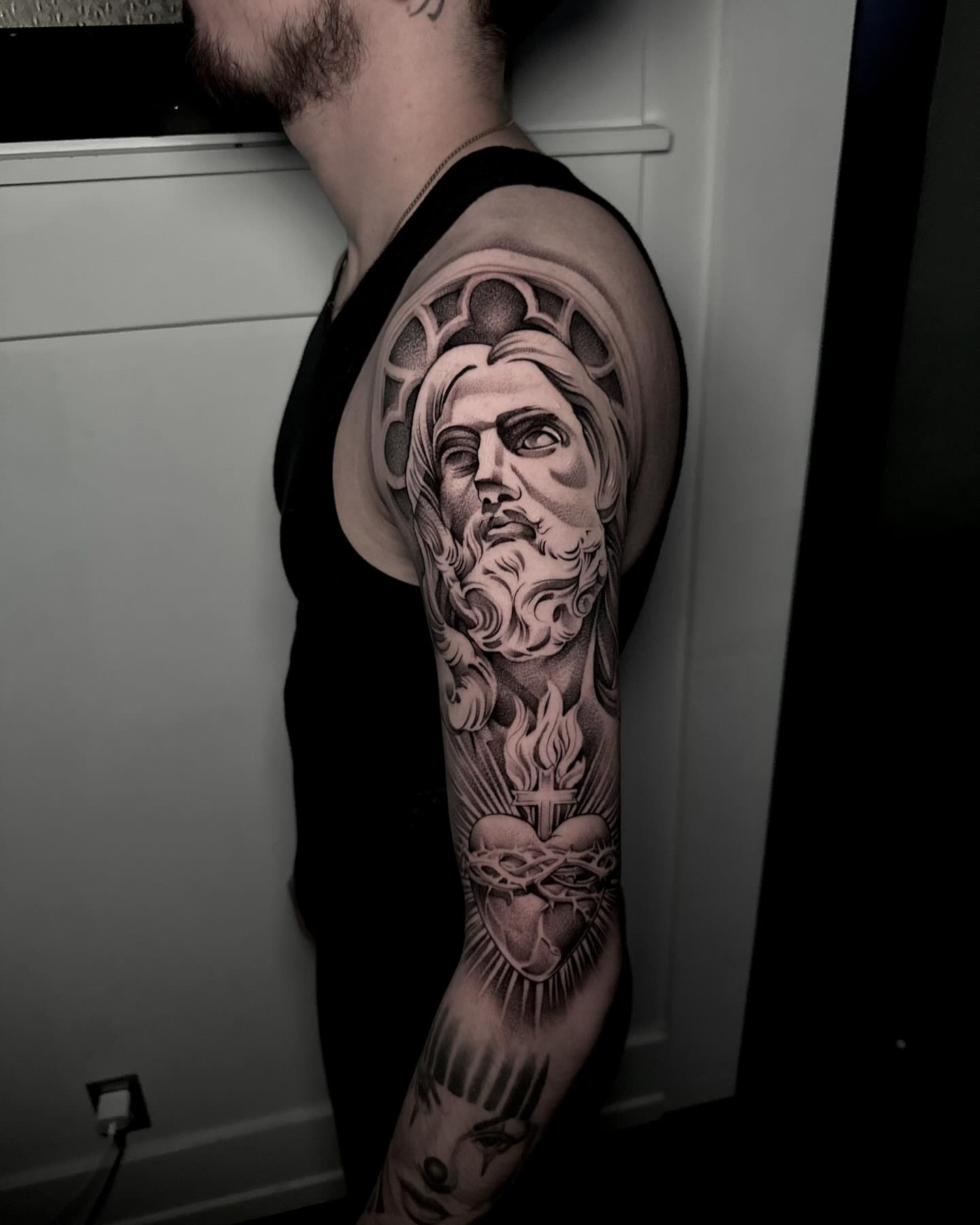Tattoo by @rawb_tattoos — black_and_grey, realism
