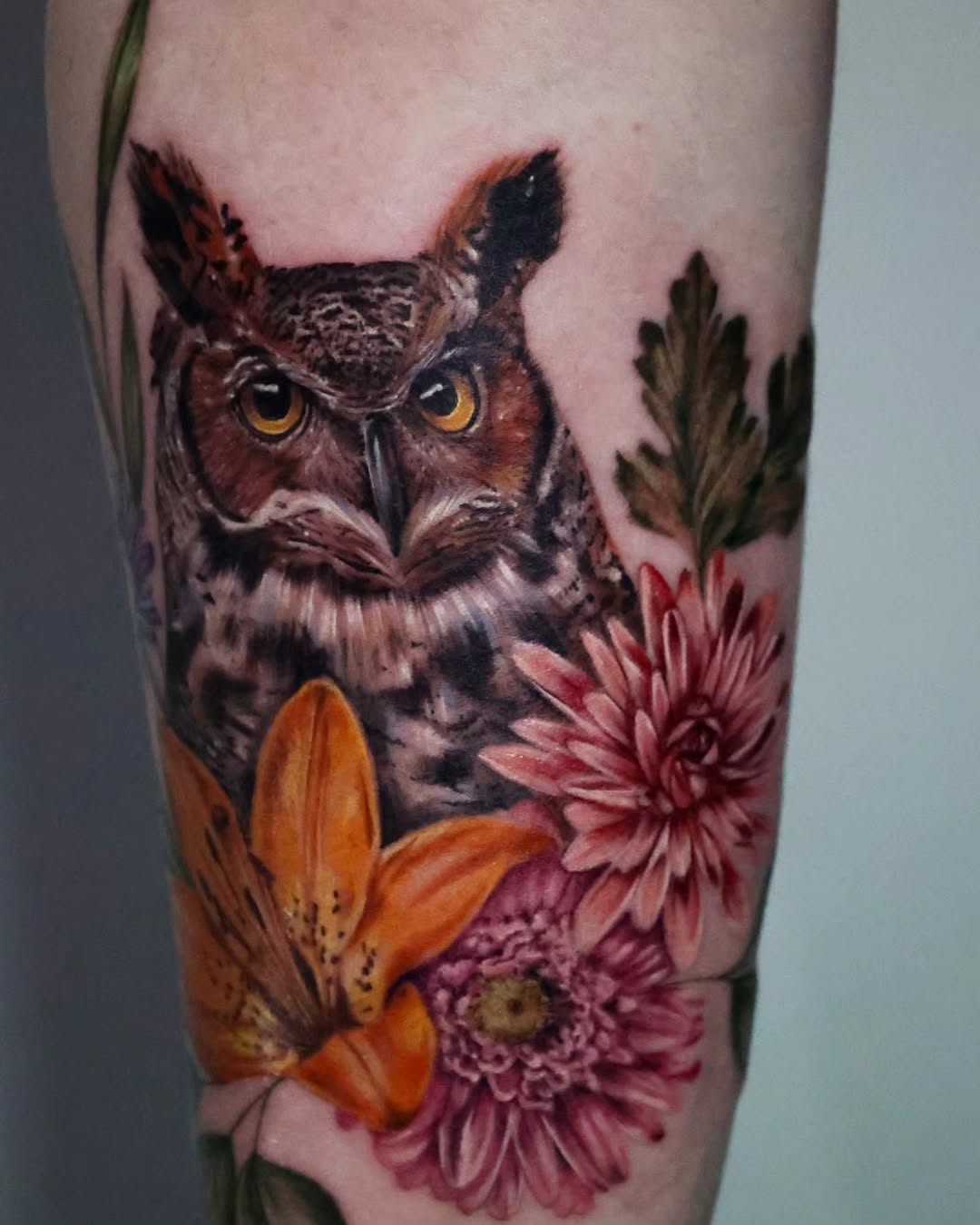 Tattoo by @kaileyjacob.tattoos — realism, black_and_grey
