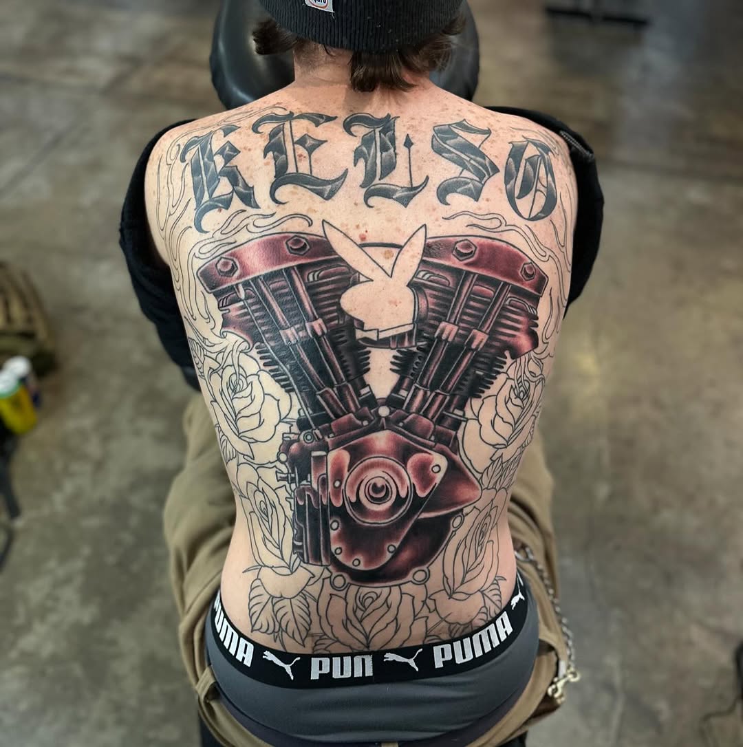 Tattoo by @tony_medellintattoo — lettering_script, realism