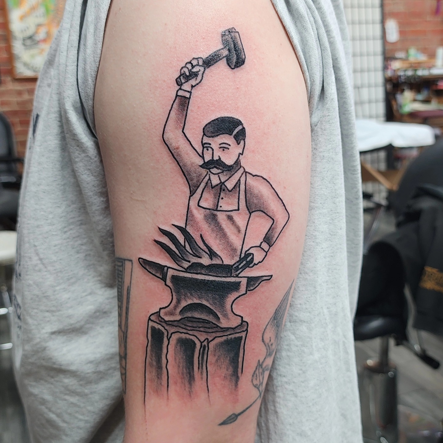 Tattoo by @eddiesteffan — black_and_grey, realism