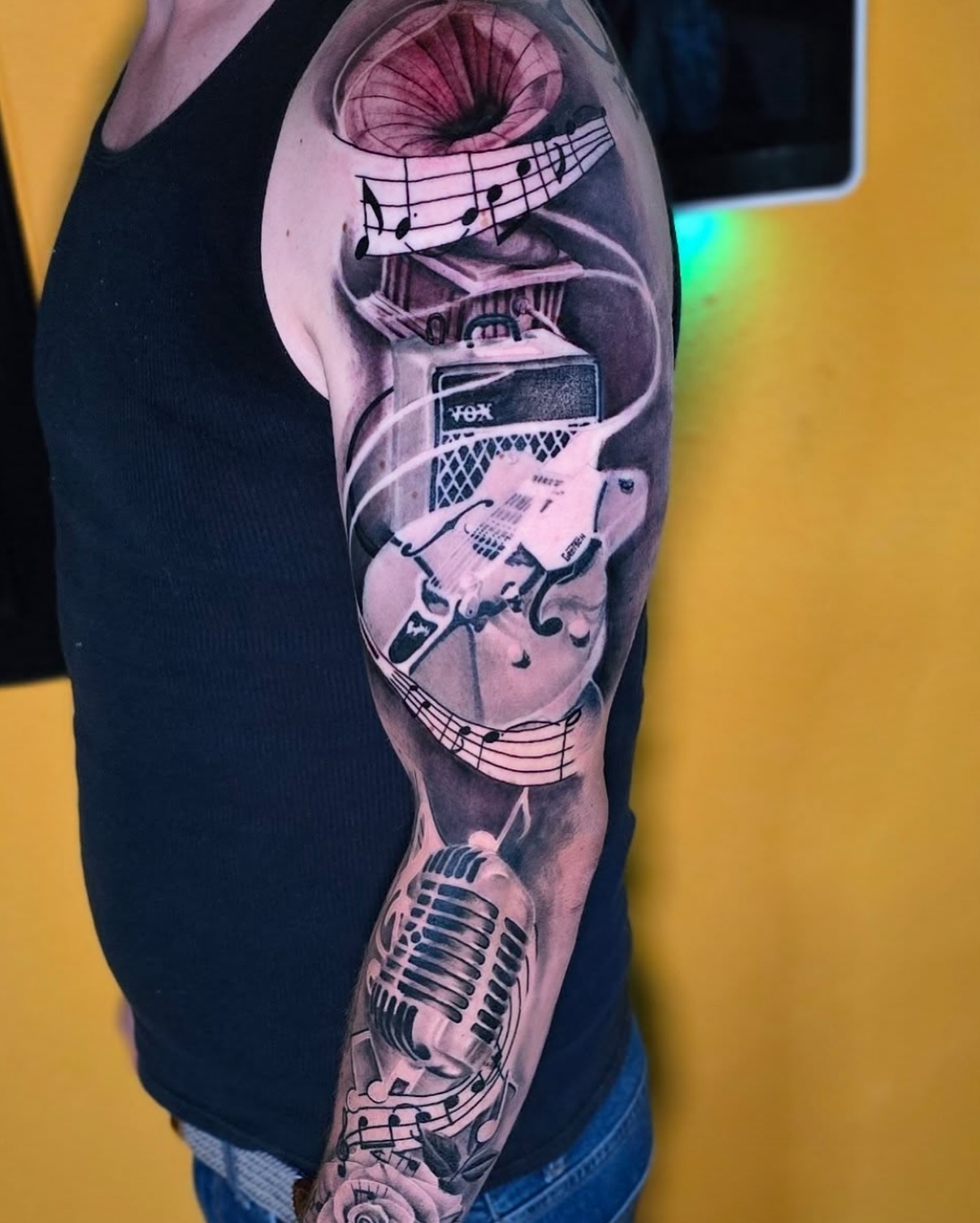 Tattoo by @gl_tattoos — realism, black_and_grey