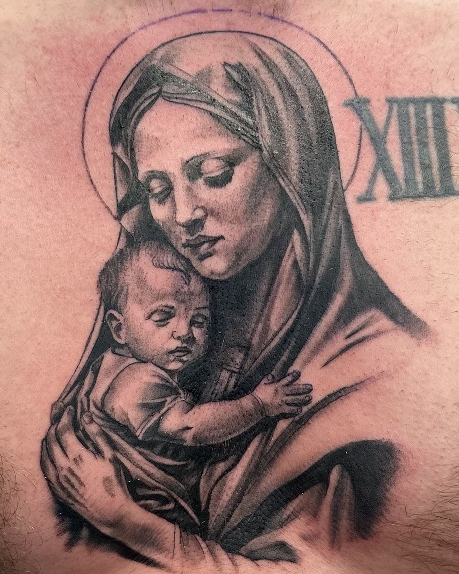 Tattoo by @josh.d.anderson — black_and_grey, realism