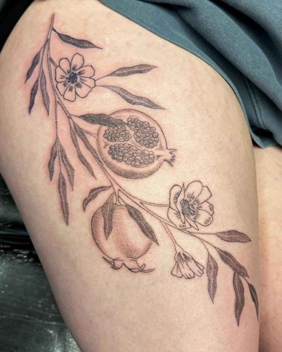 Tattoo by @tattoosbycassidy — fine_line, black_and_grey