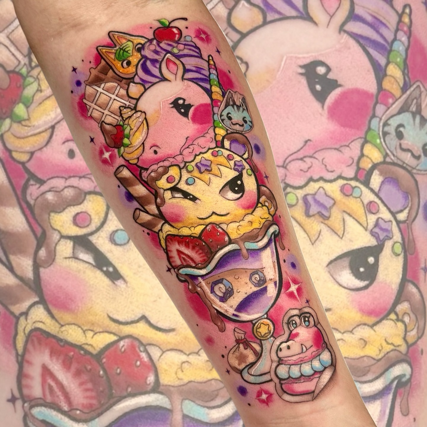 Tattoo by @phantom.tats — new_school, illustrative