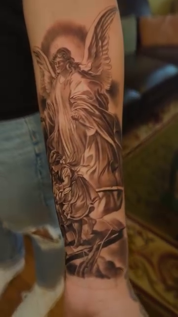 Tattoo by @gstyletattoos β realism, black_and_grey