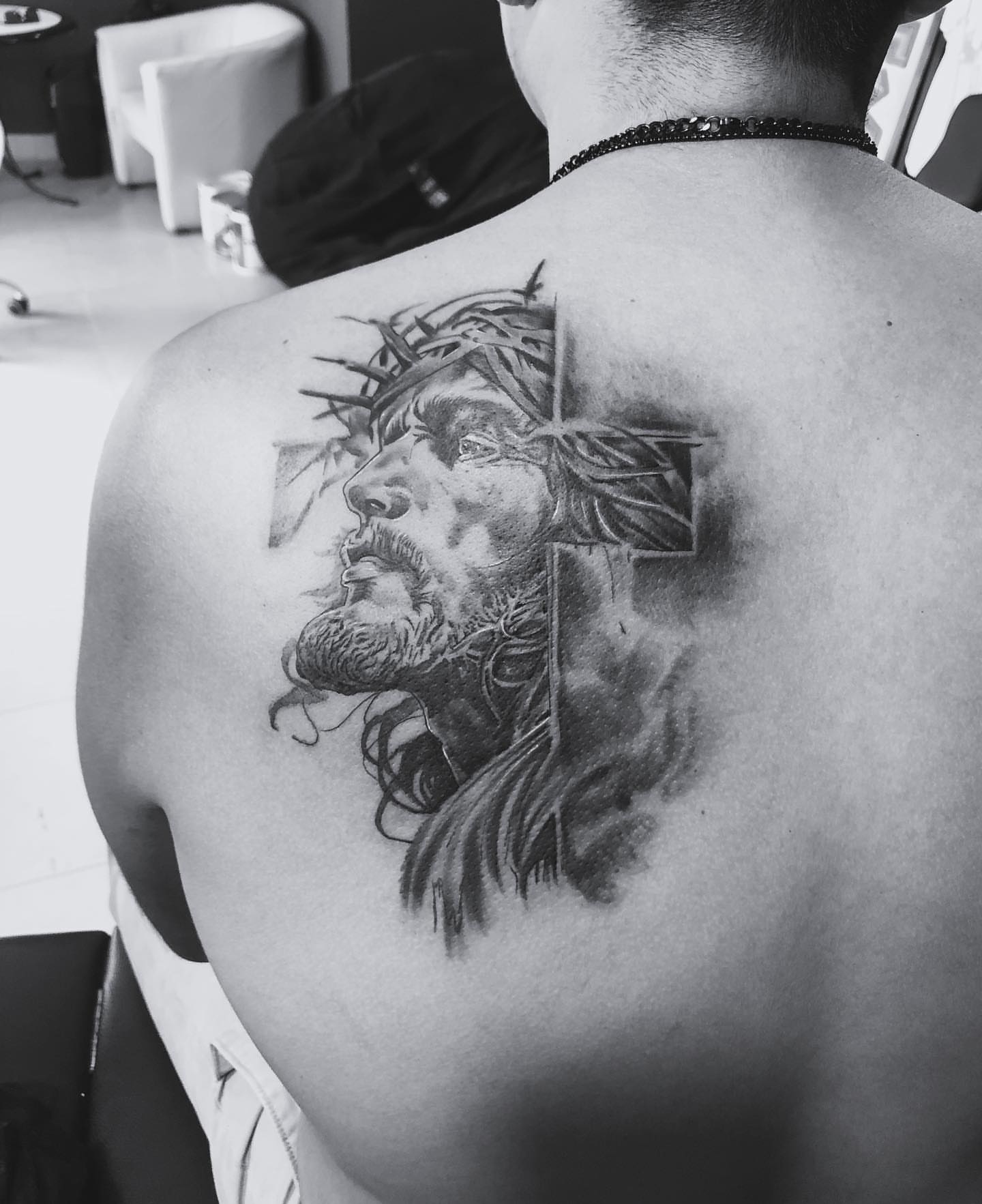 Tattoo by @gotha_chiquitraca — realism, black_and_grey
