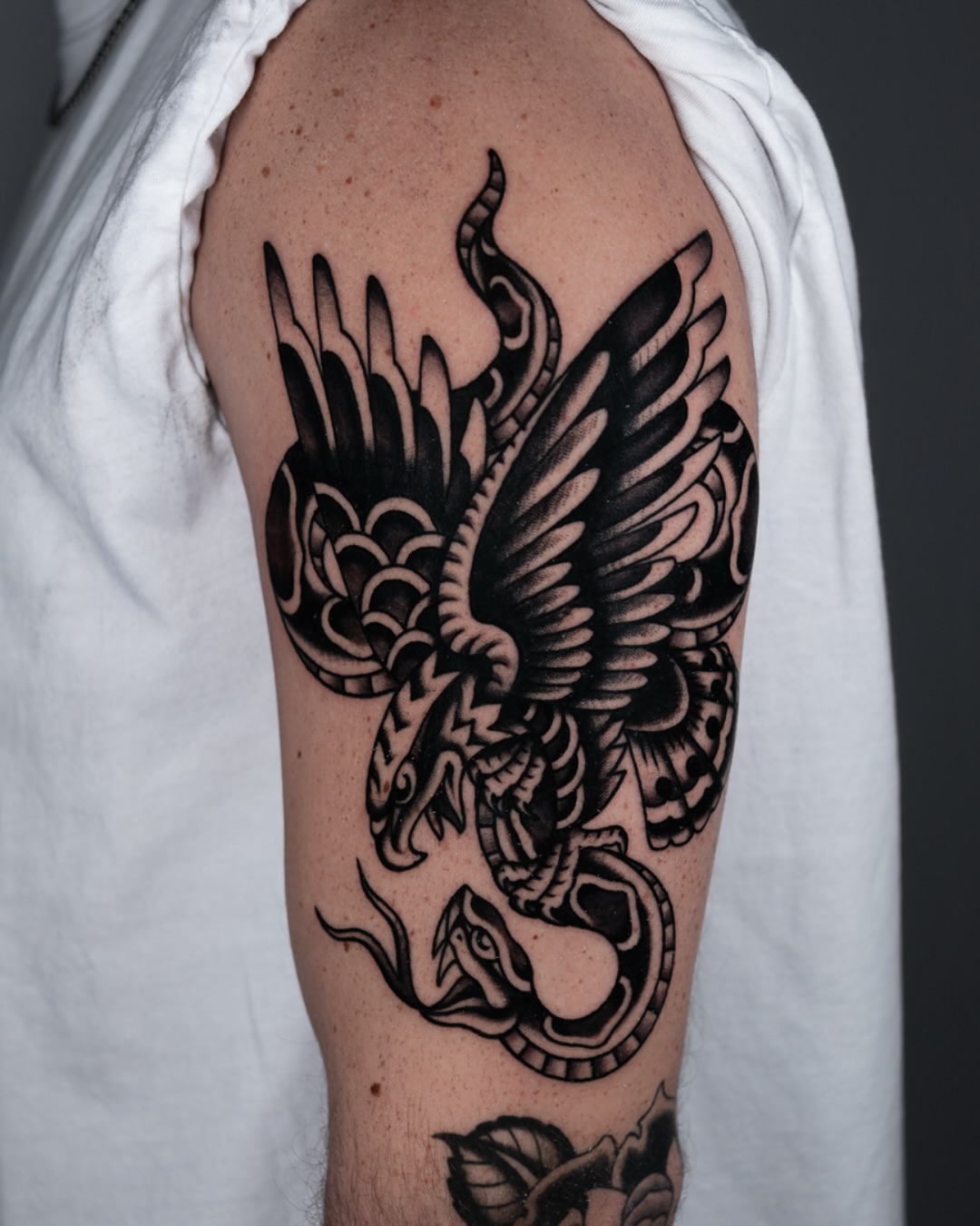 Tattoo by @adamjacksontattoos — american_traditional, black_and_grey