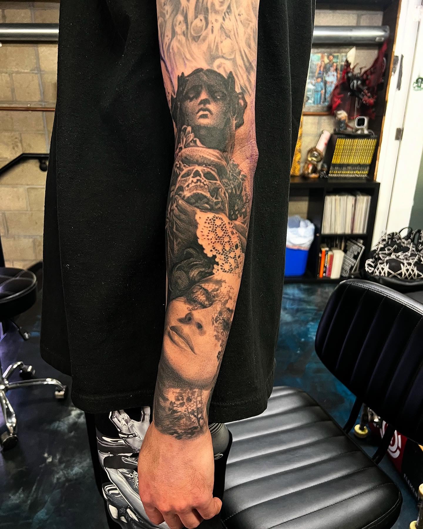 Tattoo by @jakemasri โ realism, dark_realism
