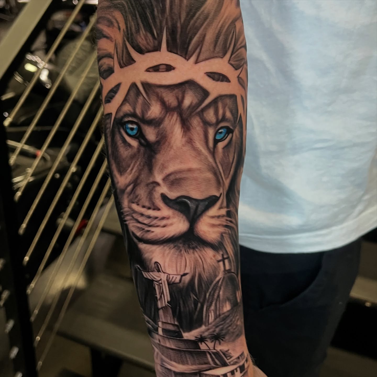 Tattoo by @jessef_tattoo — realism, black_and_grey