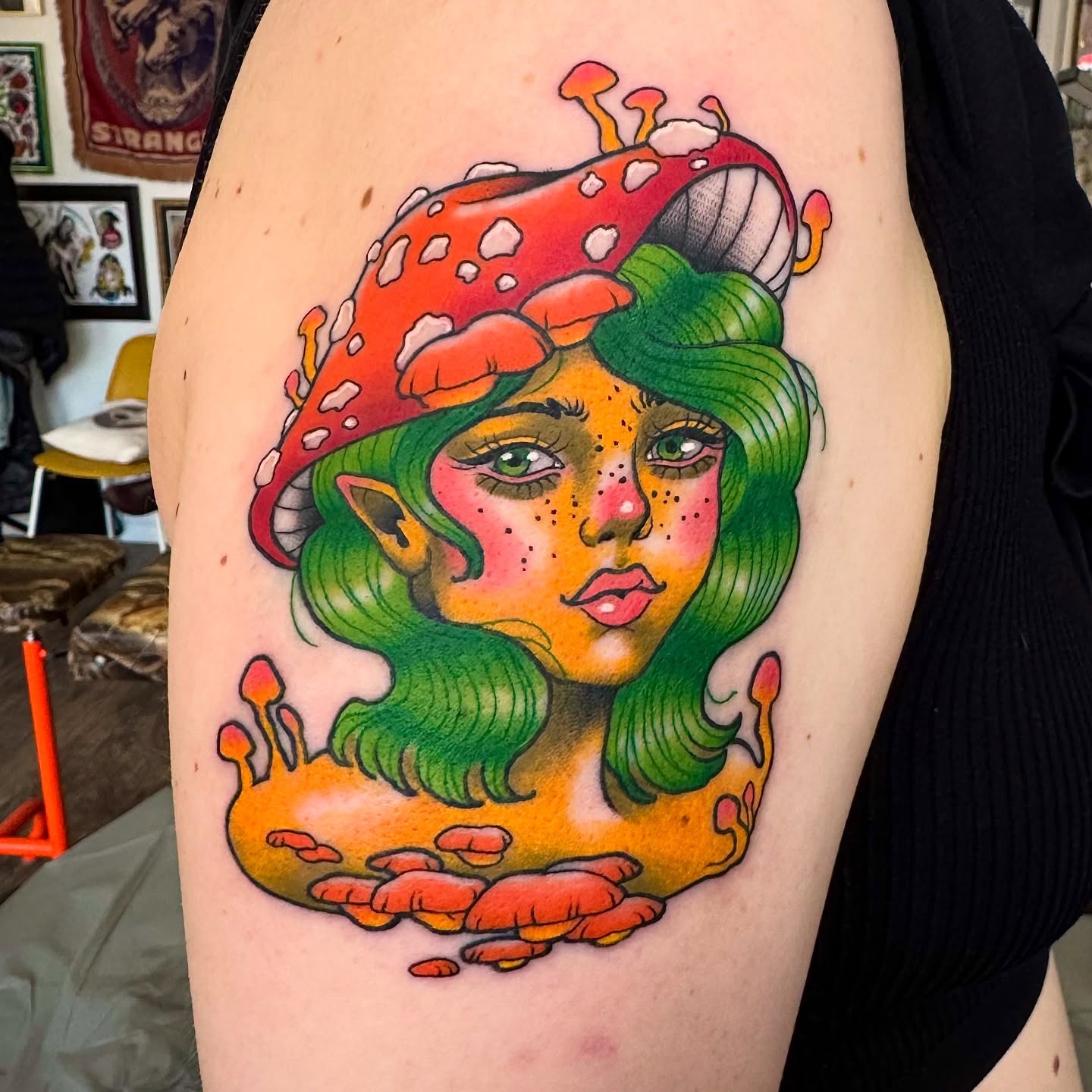Tattoo by @lizatattoos — illustrative, surrealism