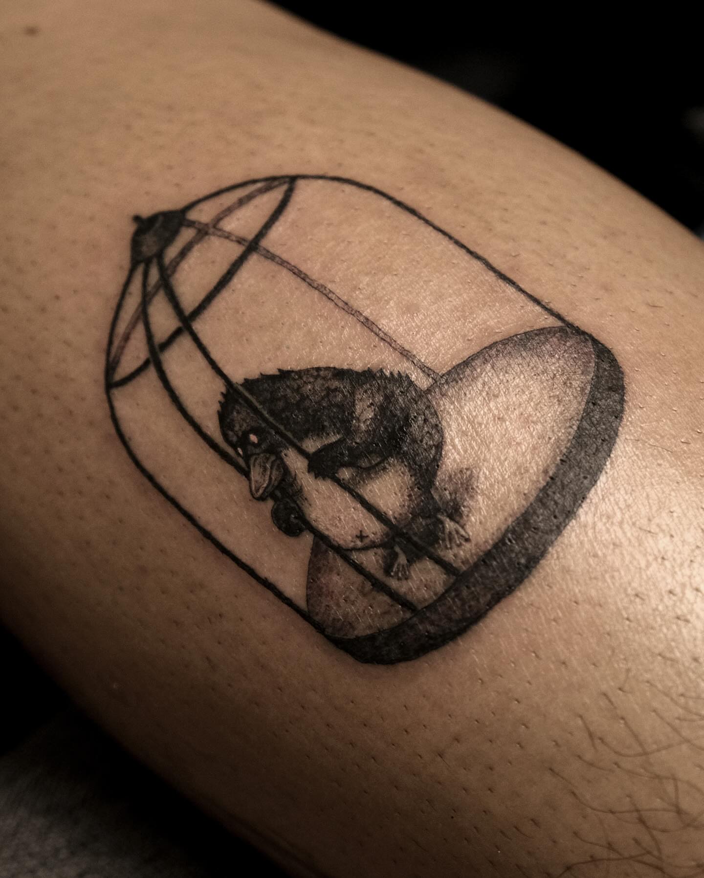 Tattoo by @araki_tattoo — black_and_grey