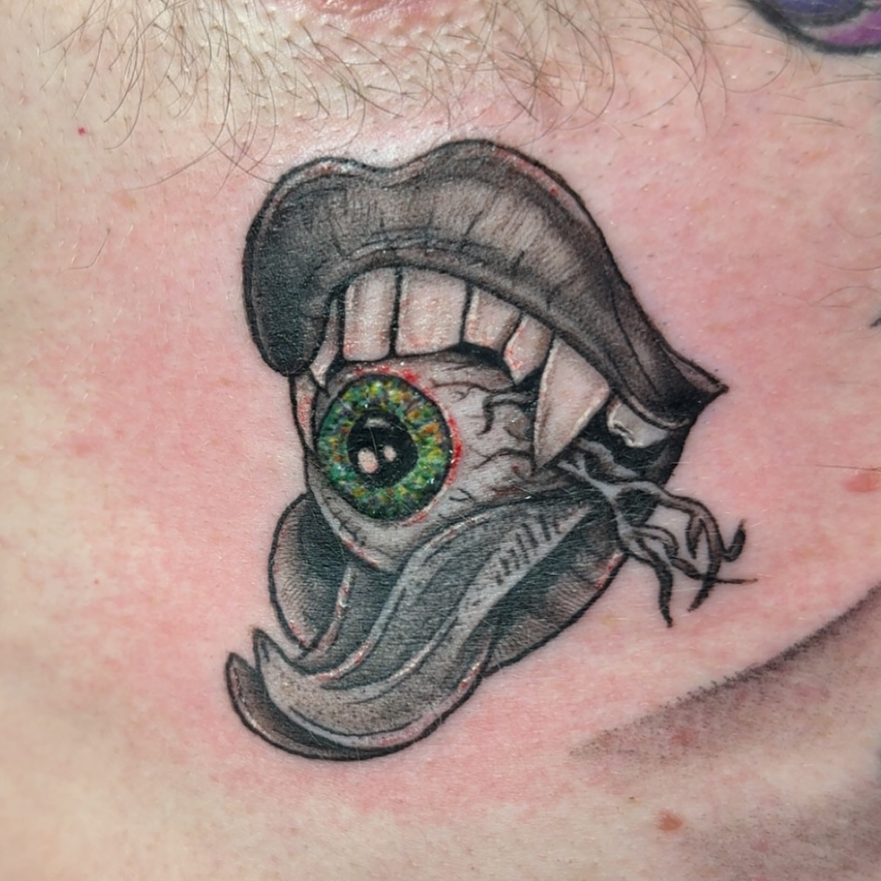 Tattoo by @kendraedgellart — dotwork, realism