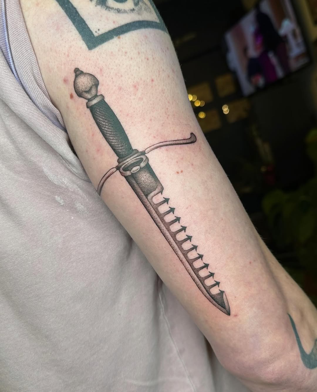 Tattoo by @fatalkatietattoo — black_and_grey, realism