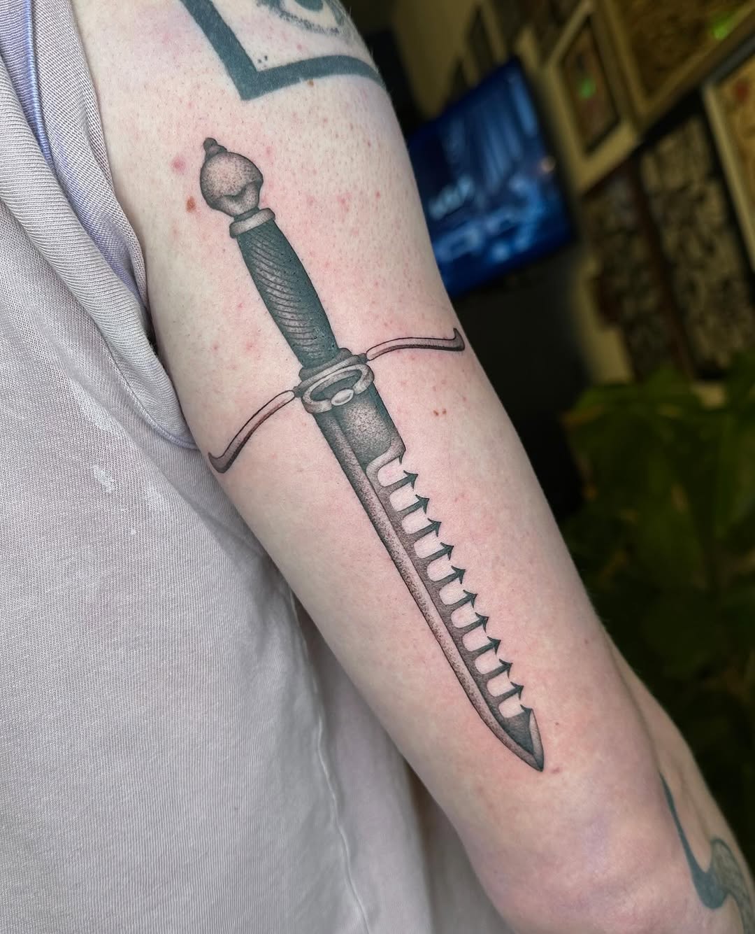 Tattoo by @fatalkatietattoo — black_and_grey, realism