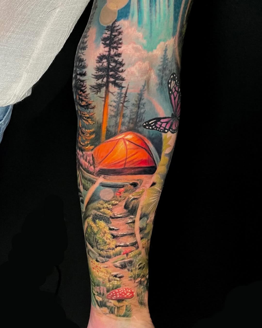 Tattoo work at Three Rivers Tattoo Convention 2026