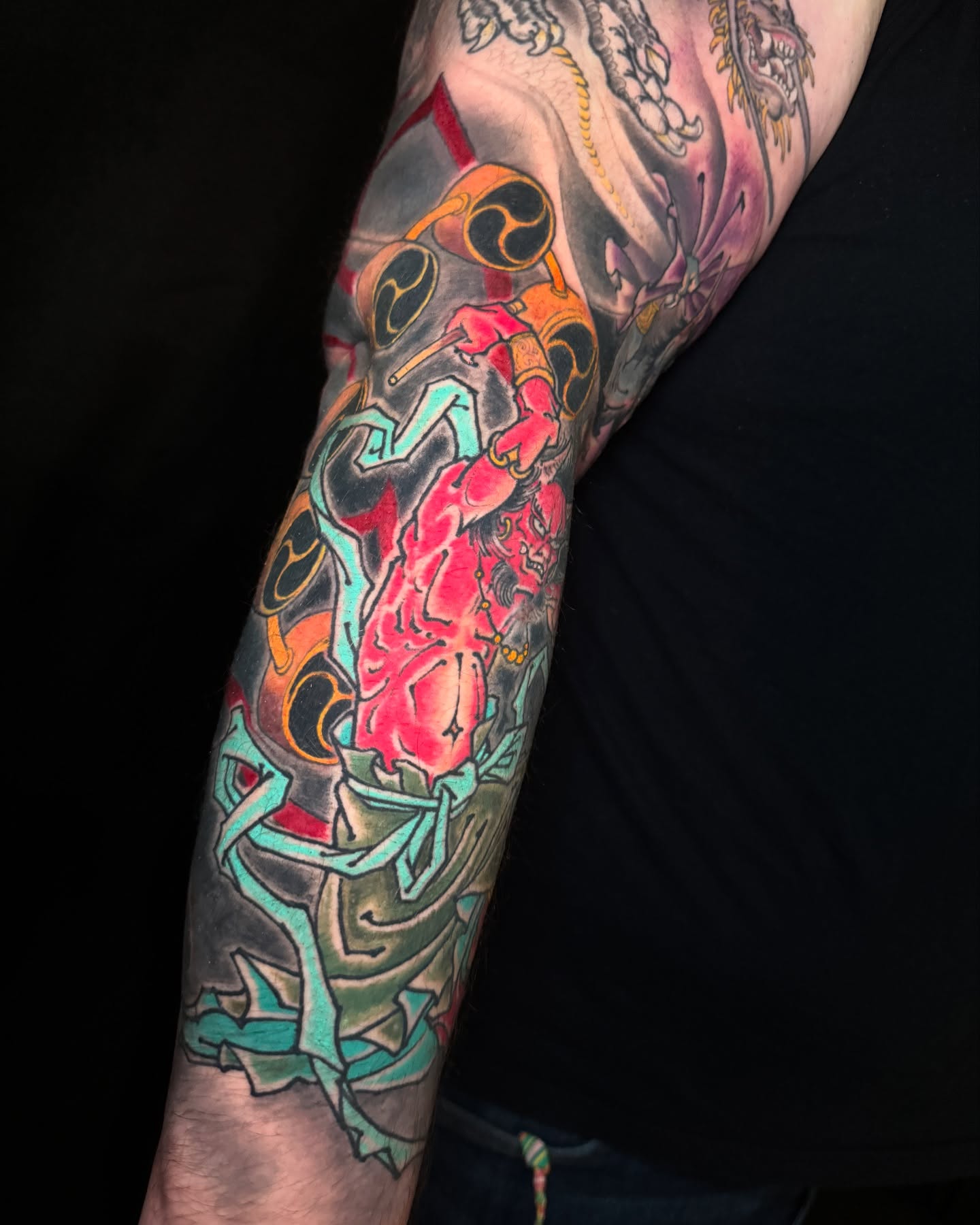 Tattoo by @jesse_c_roberts — american_traditional, dotwork