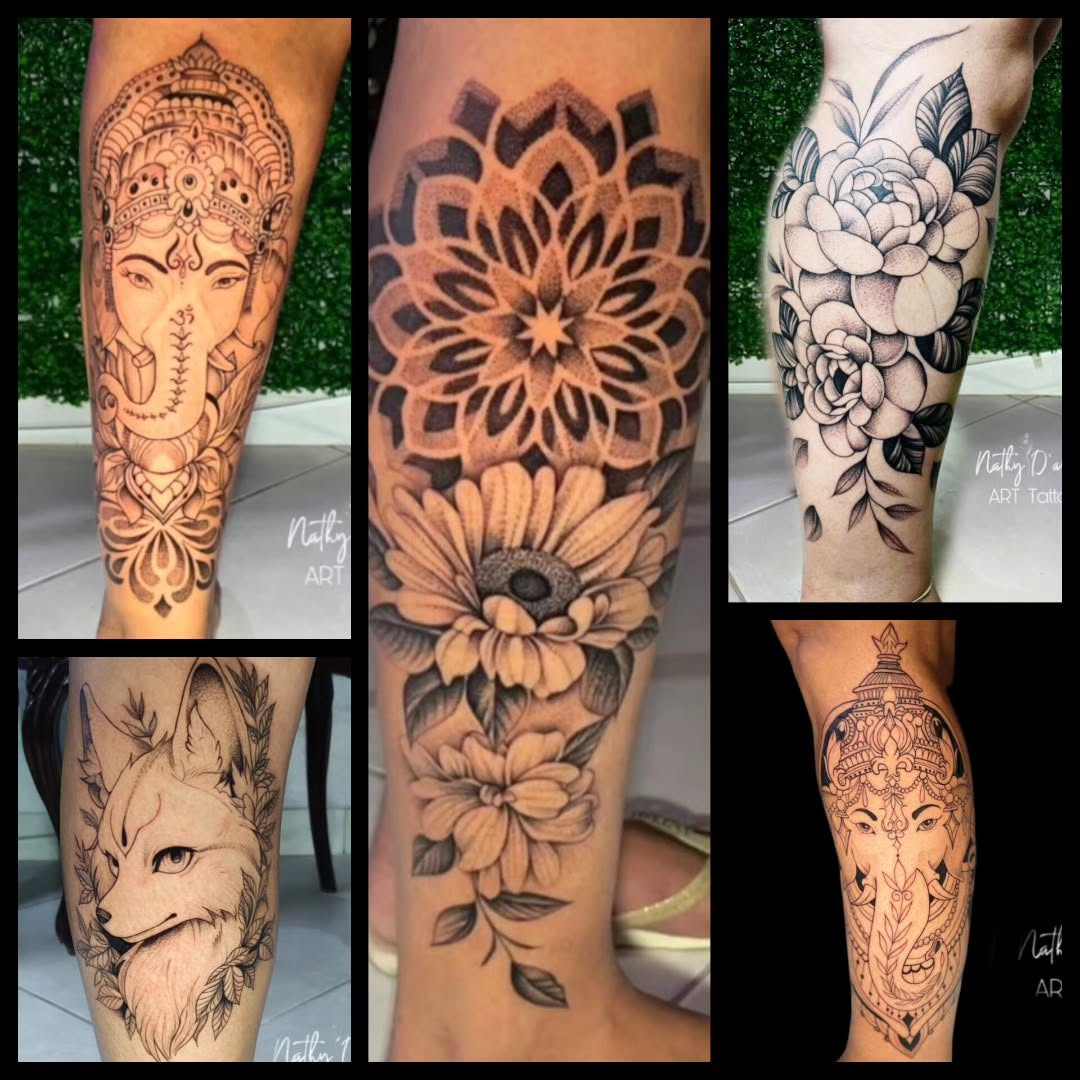 Tattoo by @nathygirltattoo β black_and_grey, realism