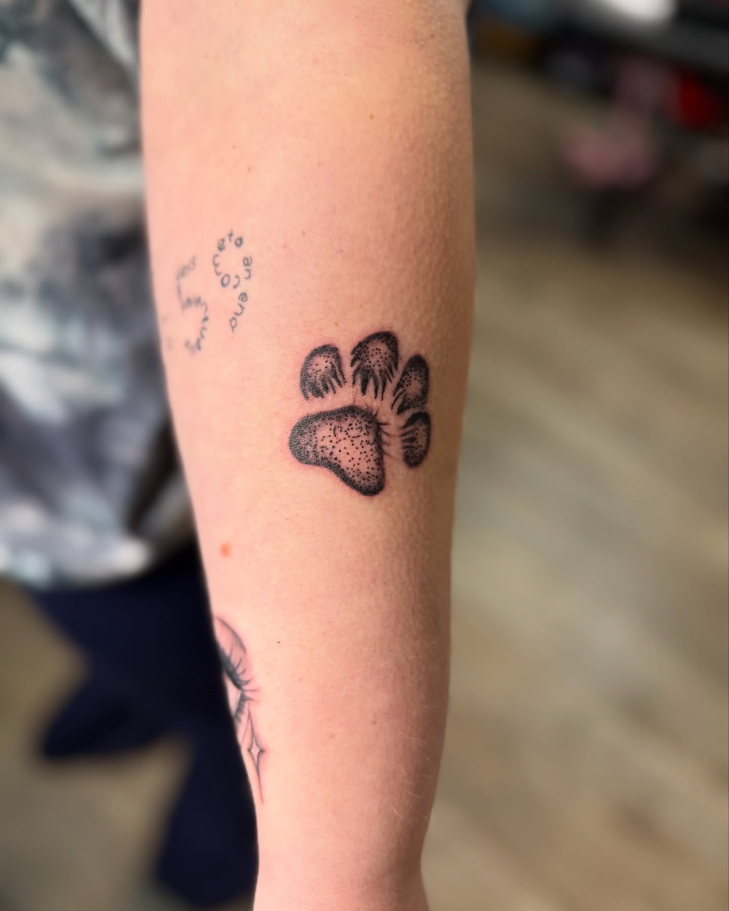 Tattoo by @chinotheinkman — dotwork