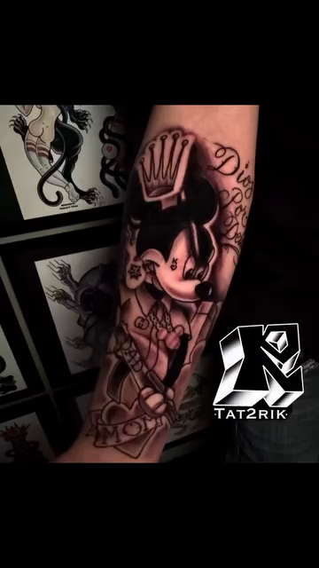 Tattoo by @tat2rikky — black_and_grey, realism