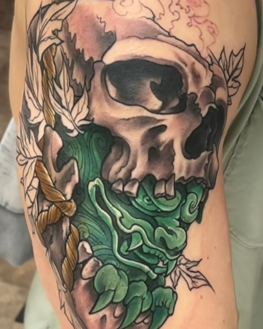 Tattoo by @tony.wilson.tattoos — realism, dotwork