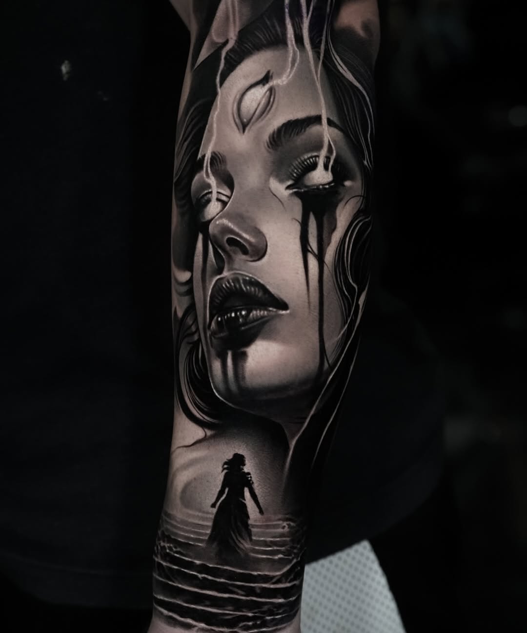 Tattoo by @hiramksas — realism, black_and_grey