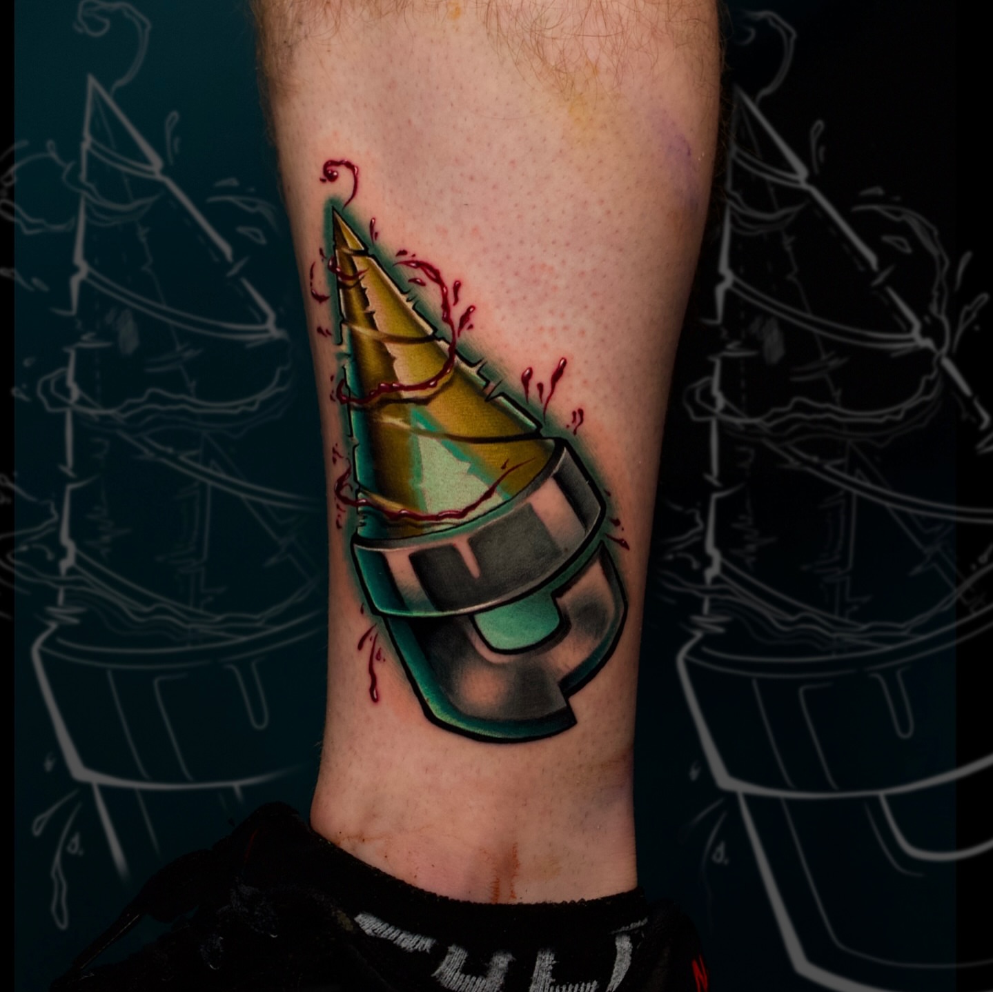 Tattoo by @krantoons — realism