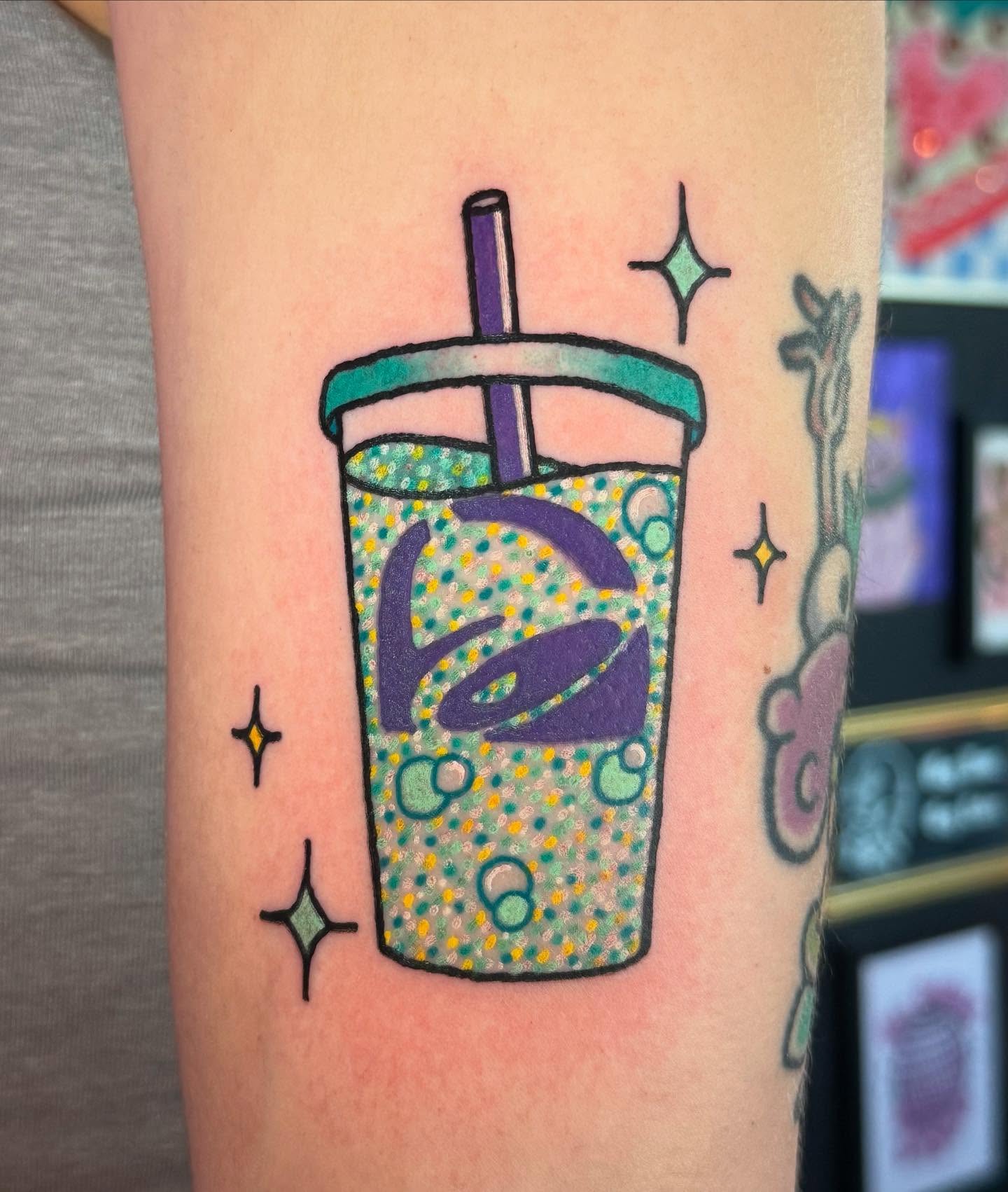Bubble tea dotwork tattoo on the forearm by π
π―π’π«π«π πππΆπ©π¬π―
