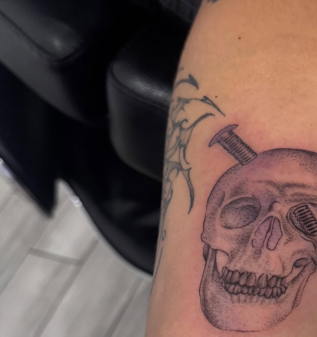 Tattoo by @reytatu — black_and_grey, realism