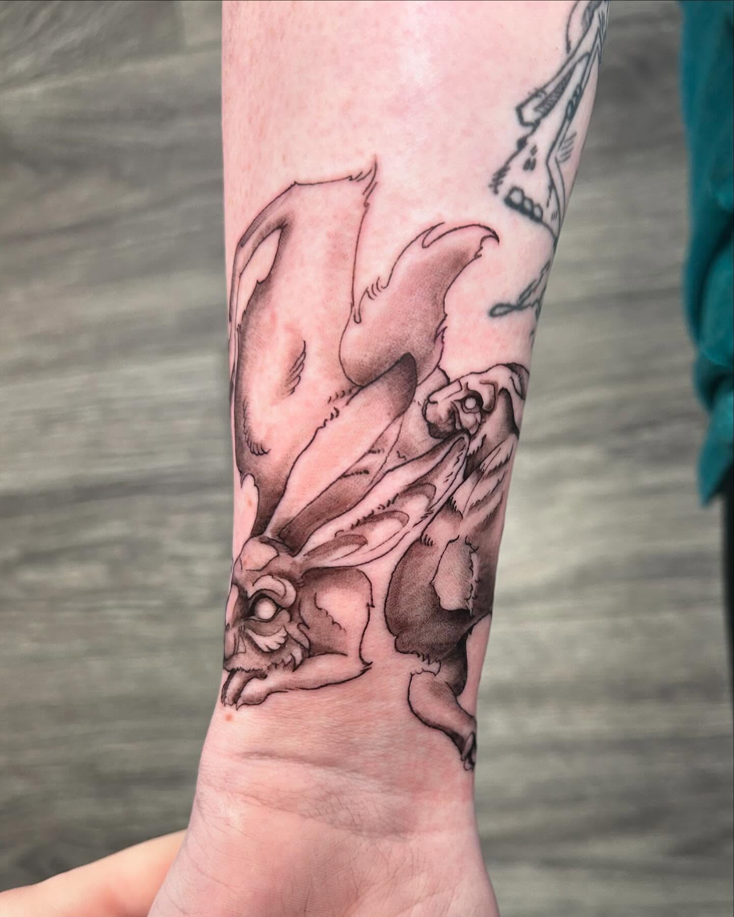Tattoo by @xx_kipling_xx — black_and_grey