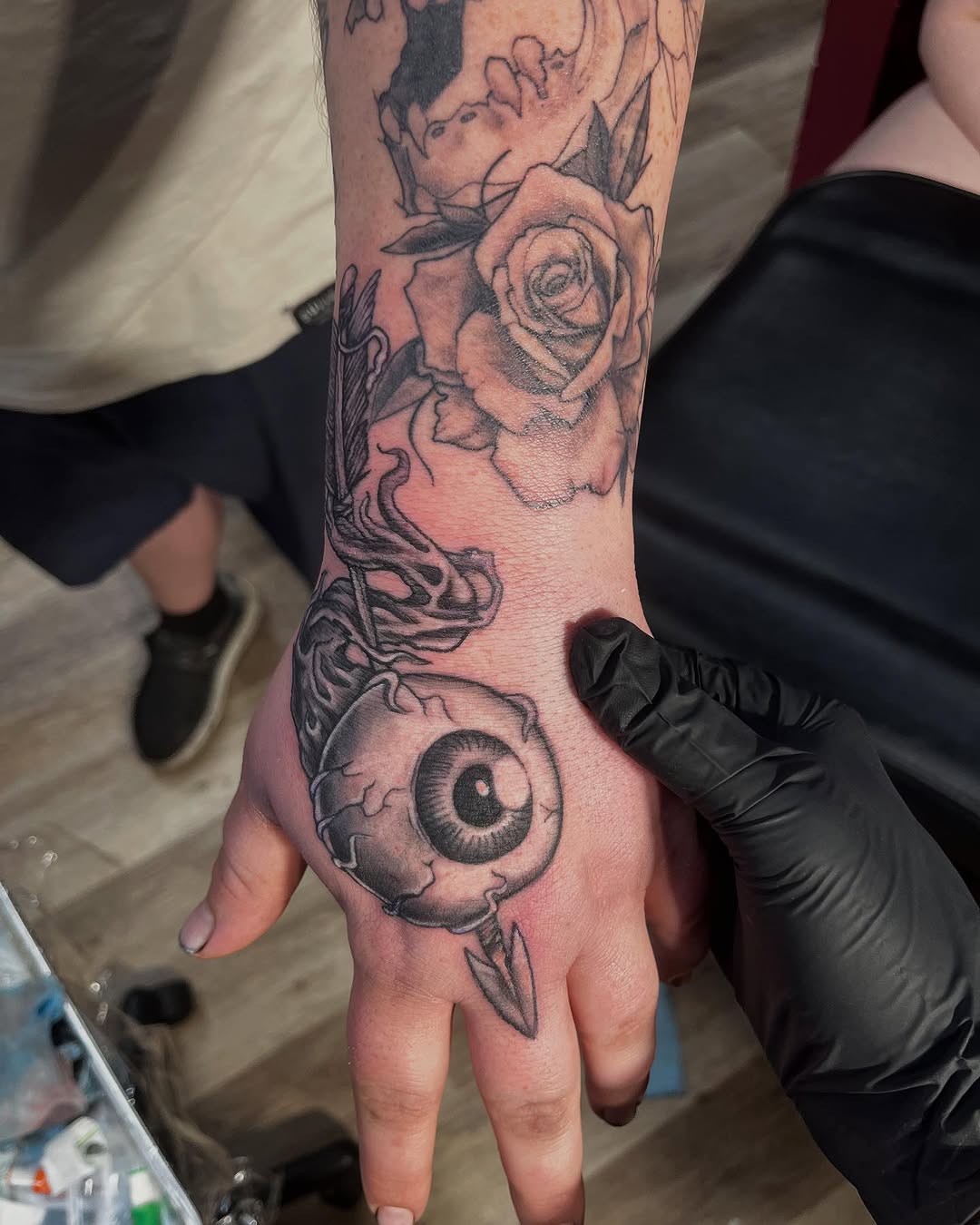 Tattoo by @gauge.creations — realism, black_and_grey