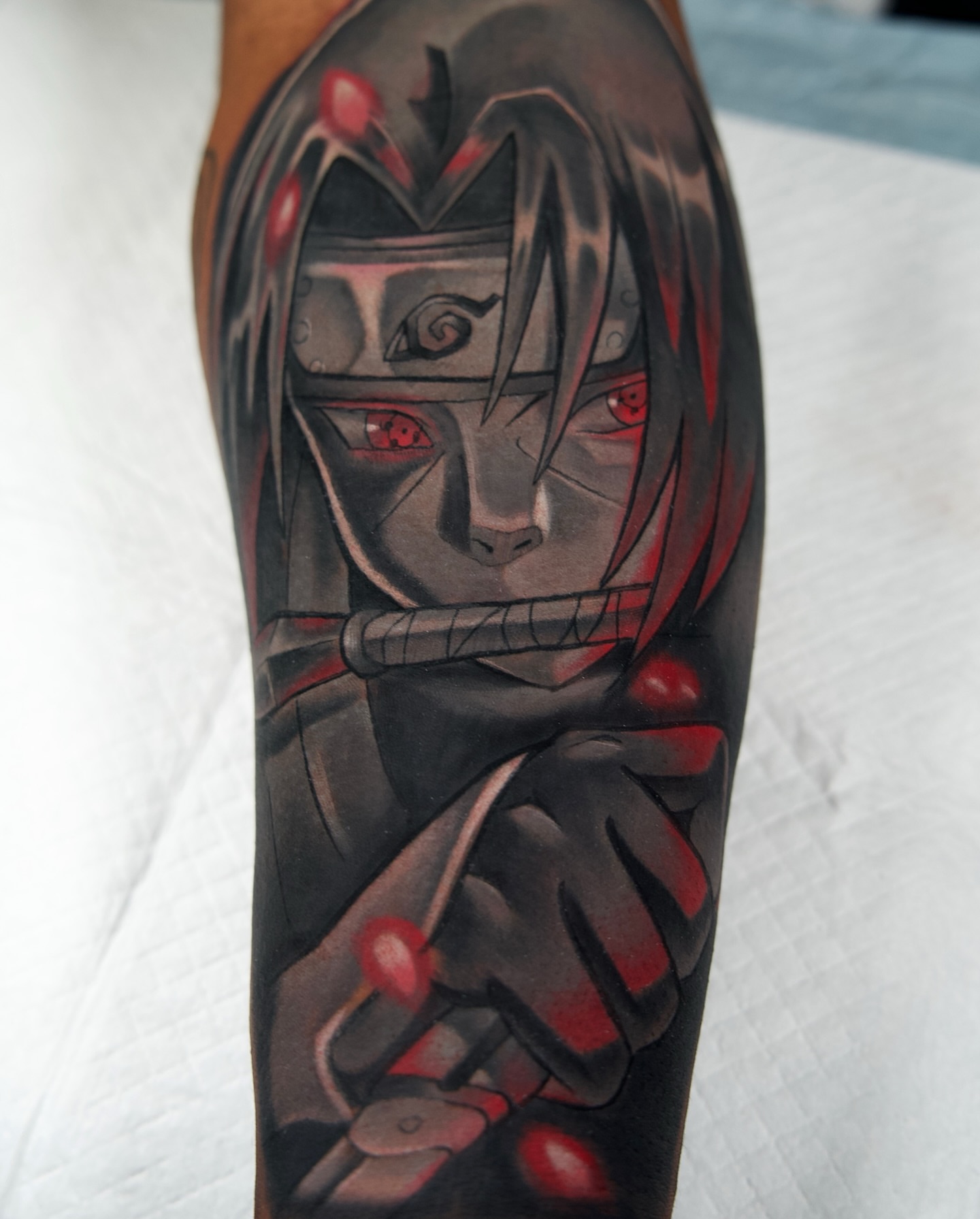 Anime character anime tattoo on the forearm by nightcity anime tattoos π₯