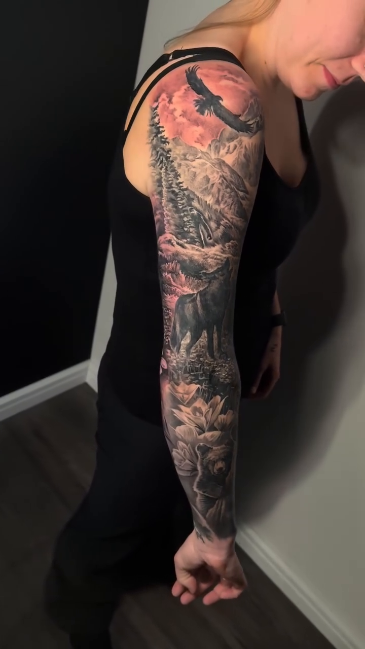 Tattoo by @tazhotzon — realism, black_and_grey