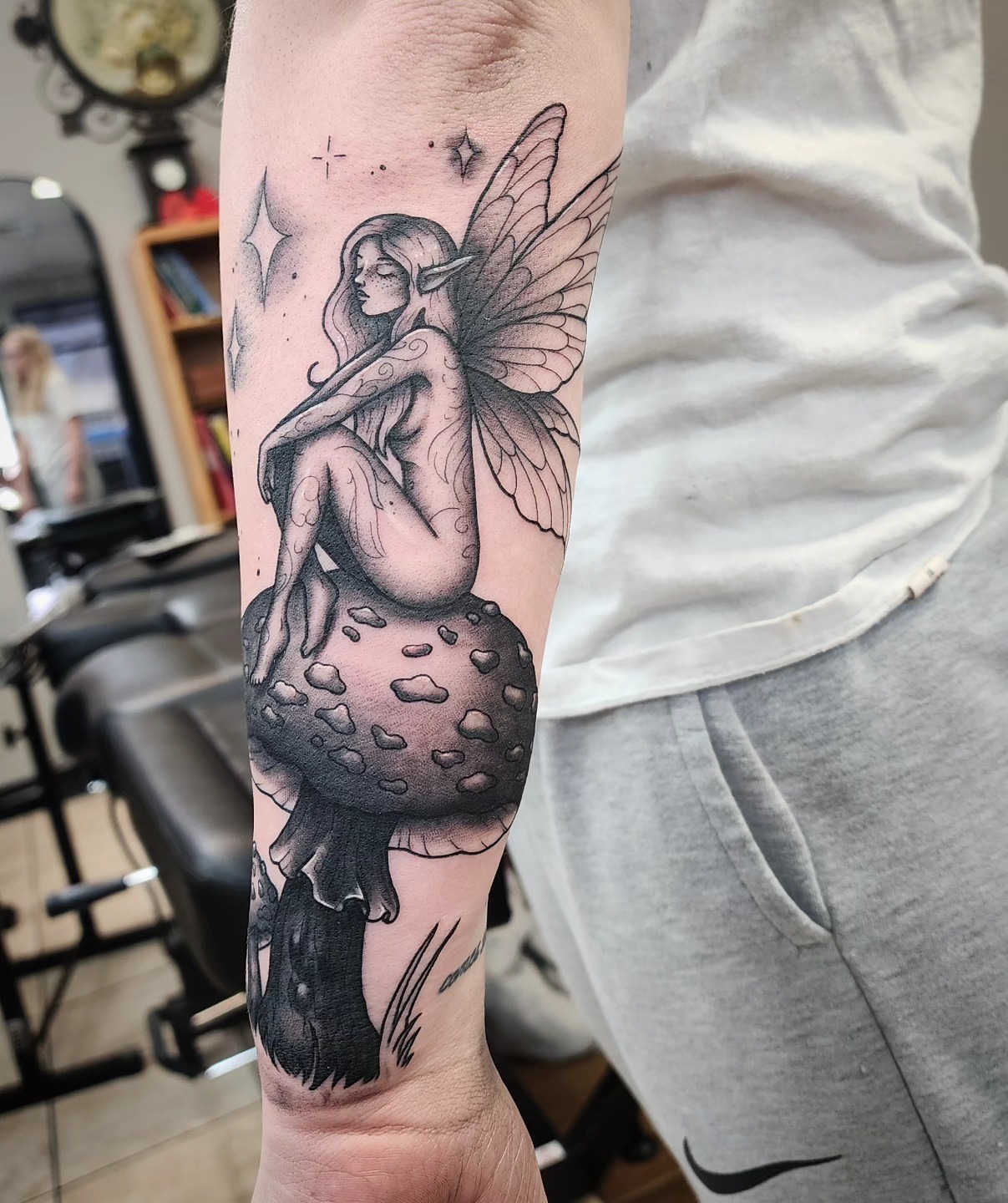 Tattoo by @dunebuggybobby — black_and_grey, realism