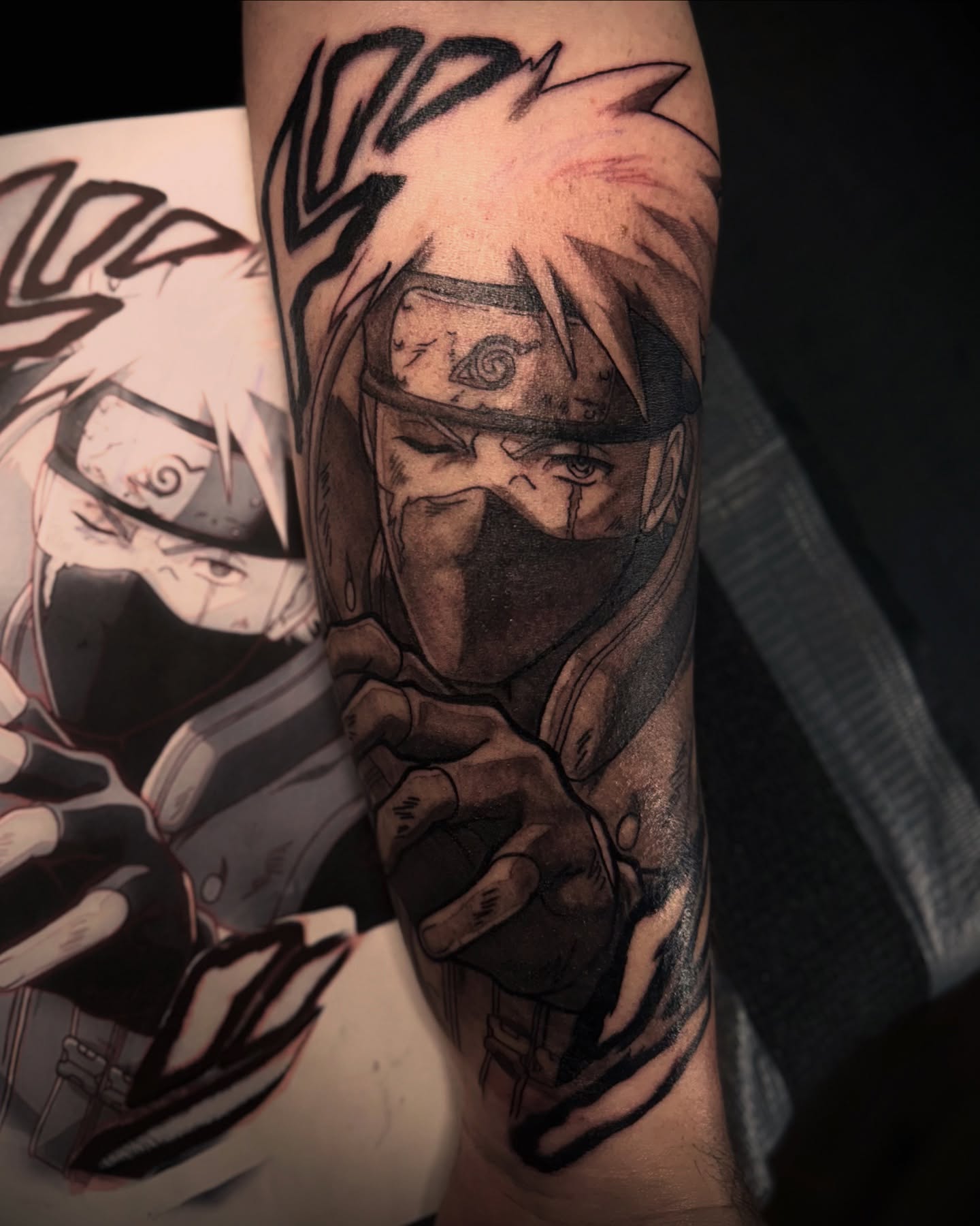 Tattoo by @caleb_moul — anime