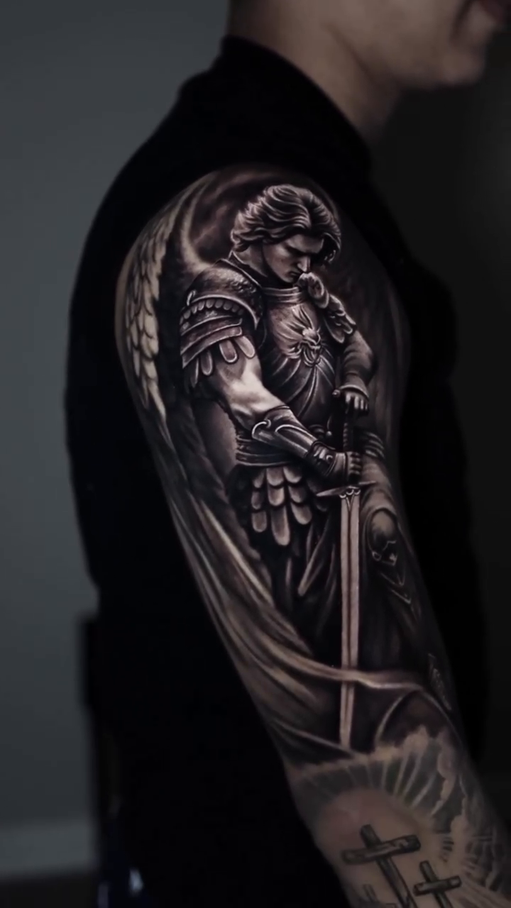 Tattoo by @steven1nk — realism, black_and_grey