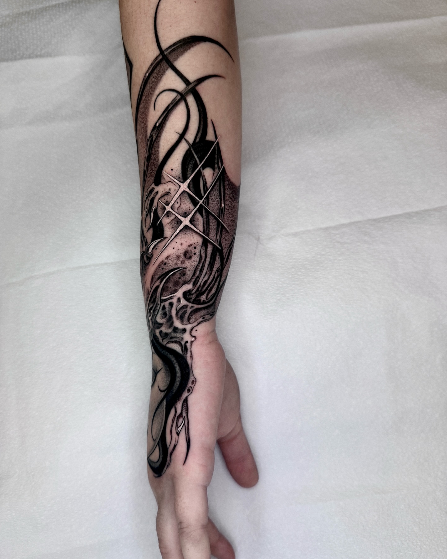 Tattoo by @ellafromhella — black_and_grey