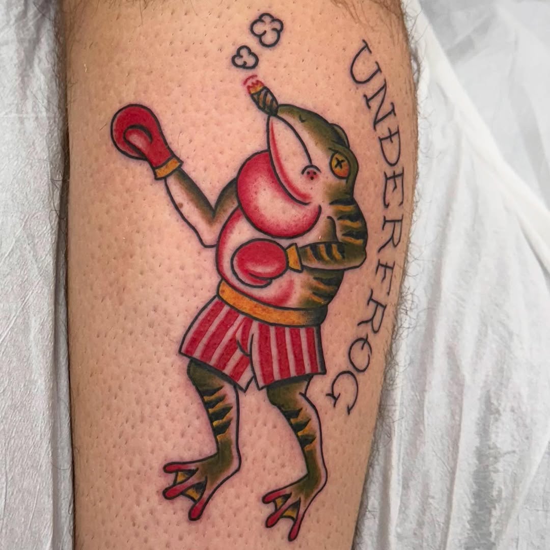 Tattoo by @who_thefuckisdrake — american_traditional, lettering_script