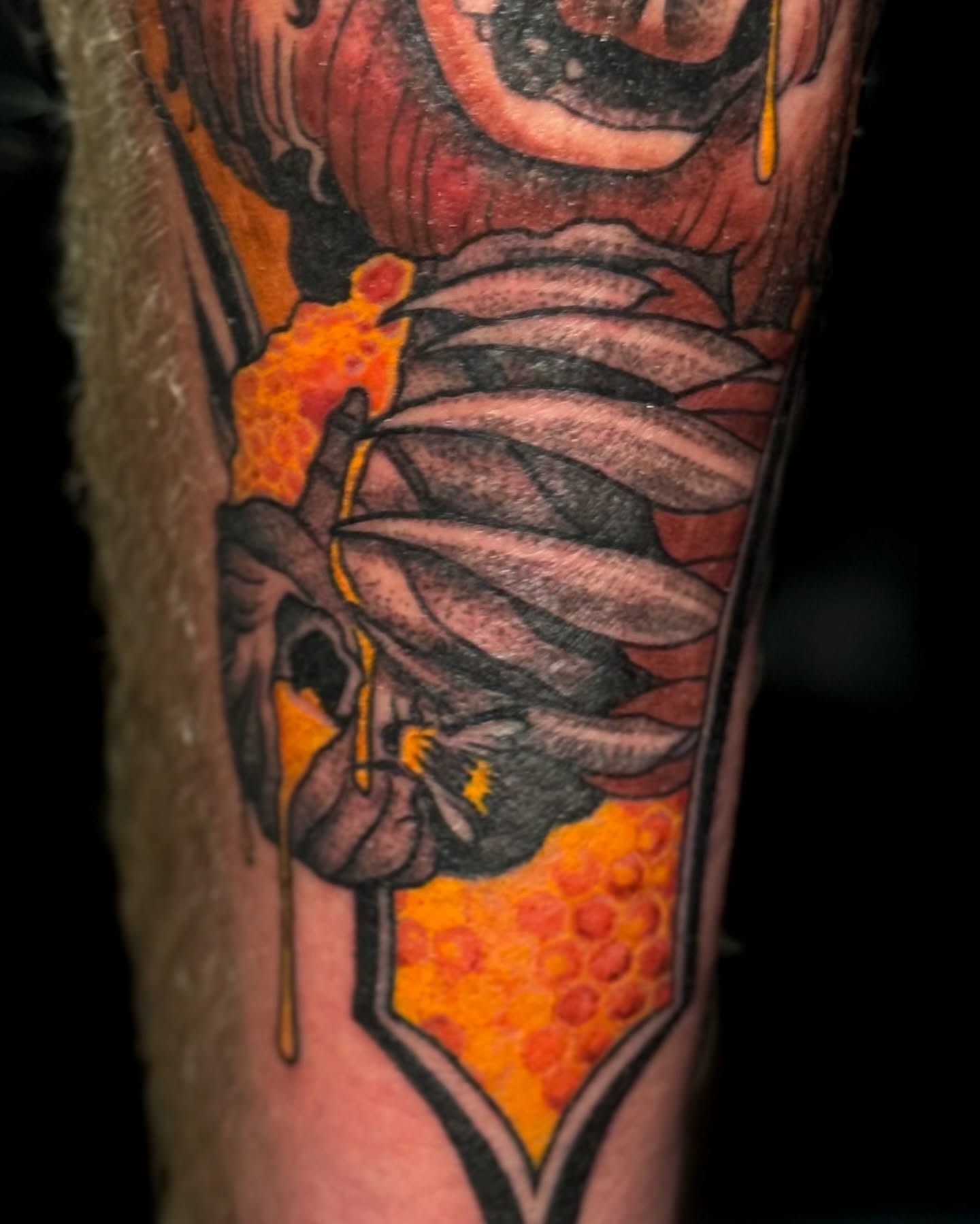 Mummy neo-traditional tattoo on the forearm by Hailey K - Arizona Tattoo Artist, Miami, Florida